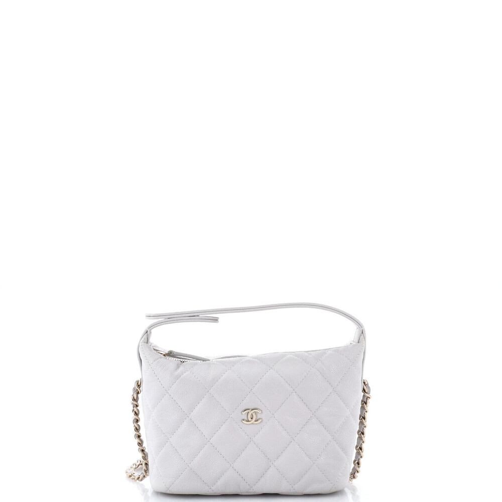 Chanel CC Hobo Clutch with Chain